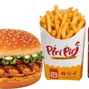 Grilled Chicken Burger Meal